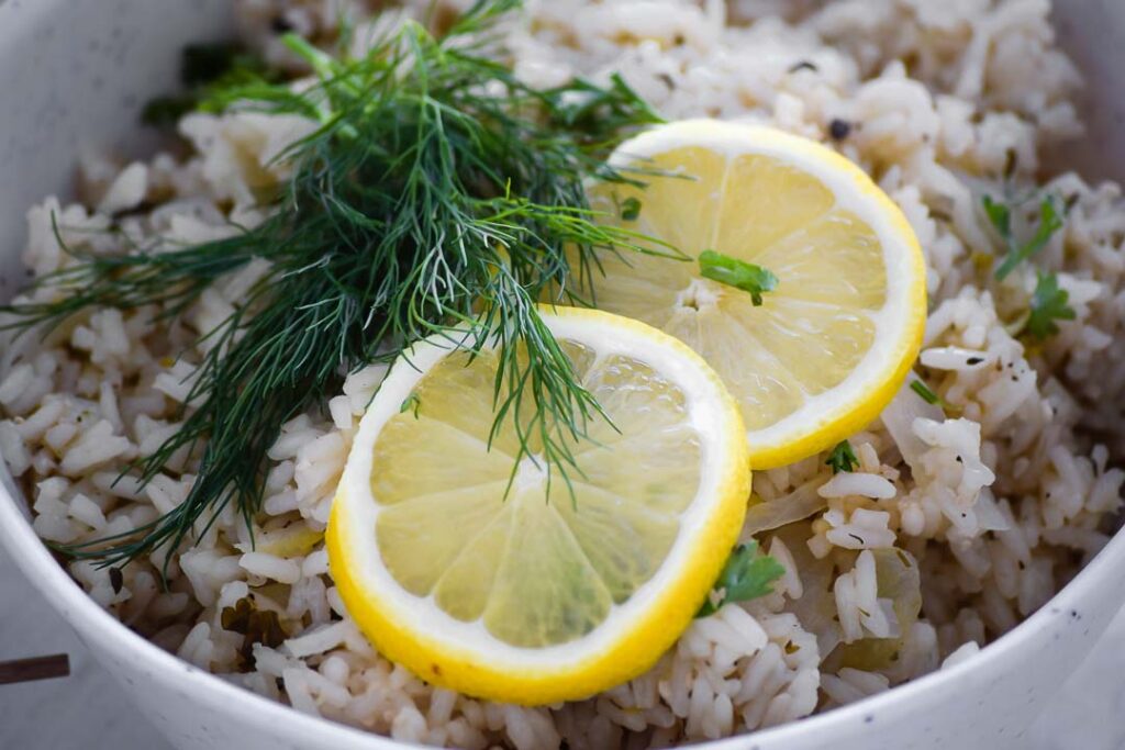 Greek Lemon Rice