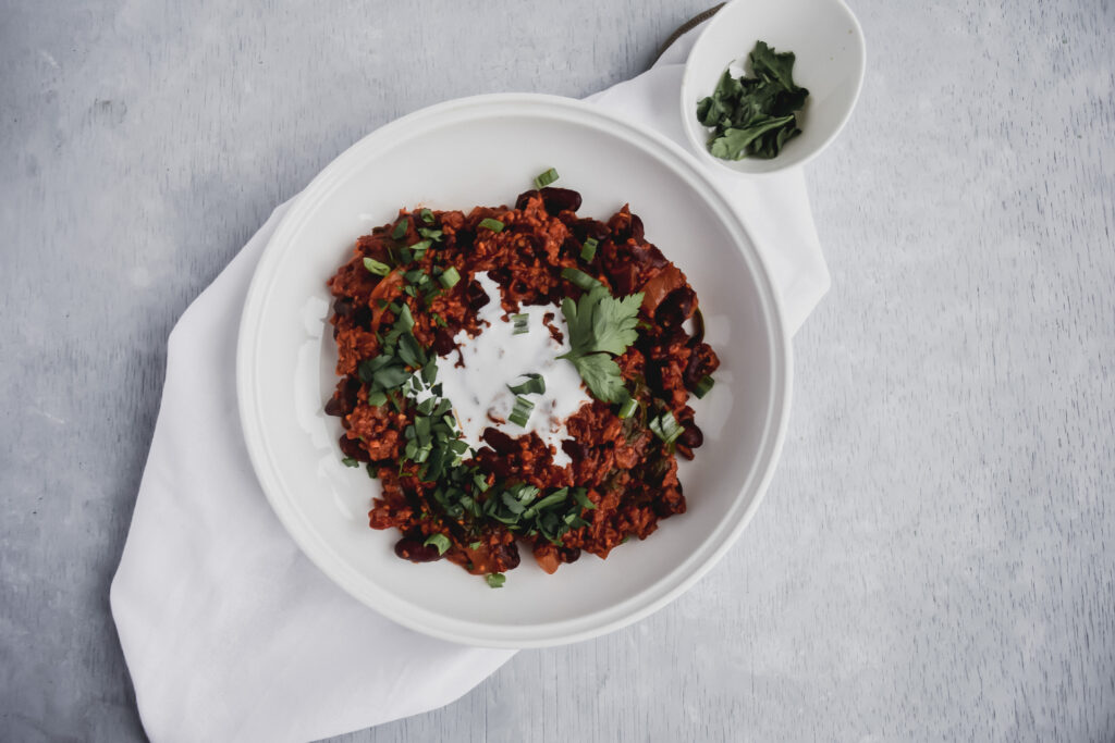 Ground Tofu Chili