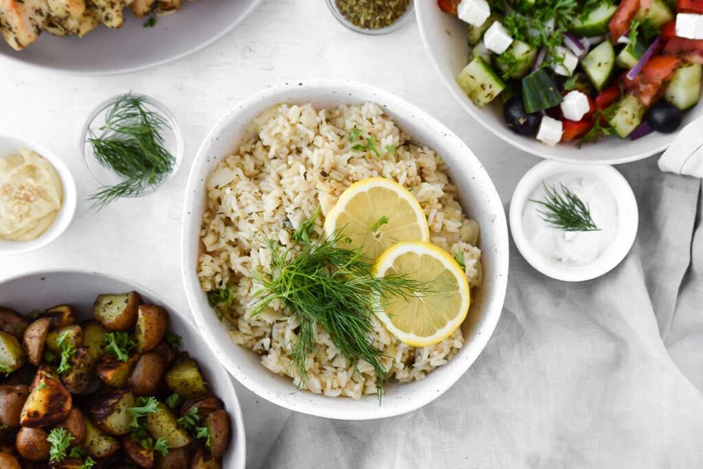 Greek Lemon Dill Rice