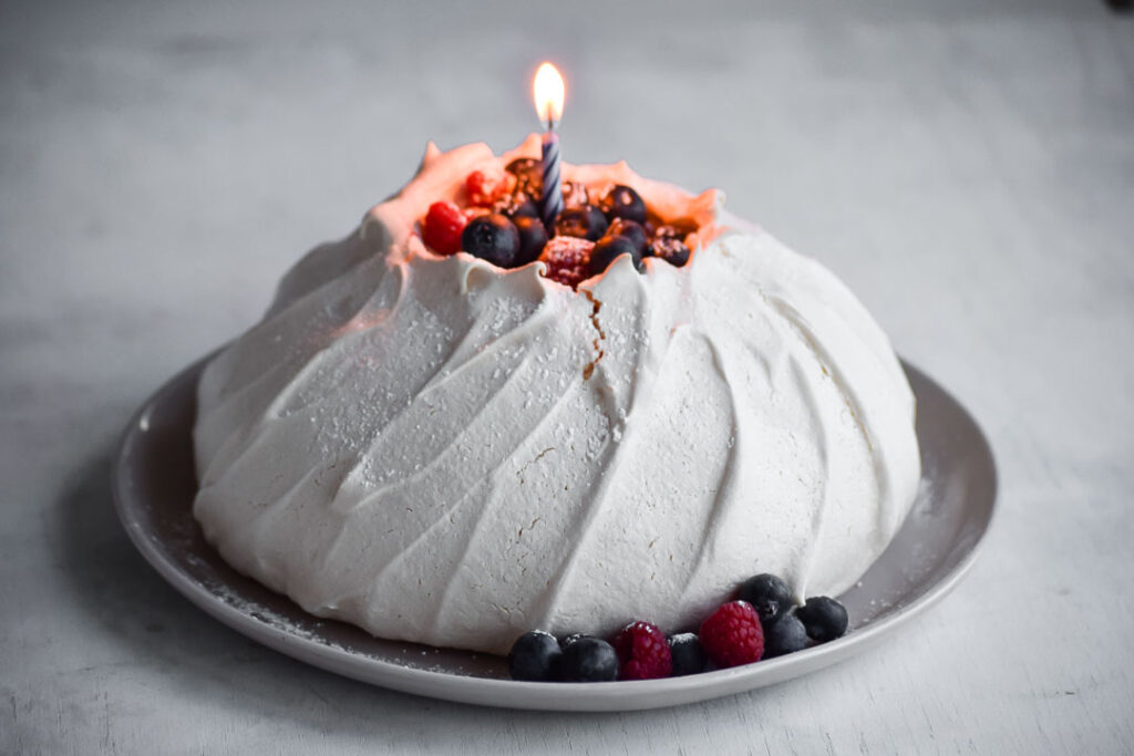 Maple Berry Pavlova