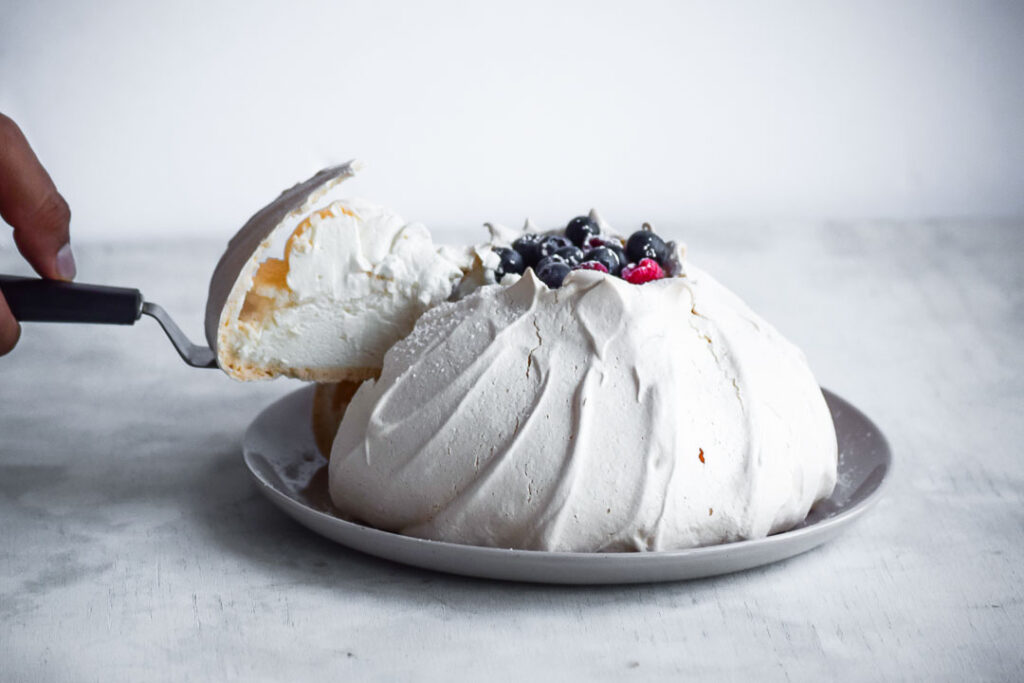 Maple Berry Pavlova