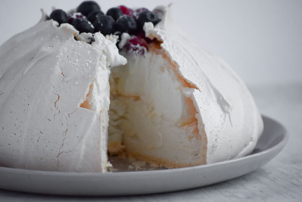 Maple Berry Pavlova